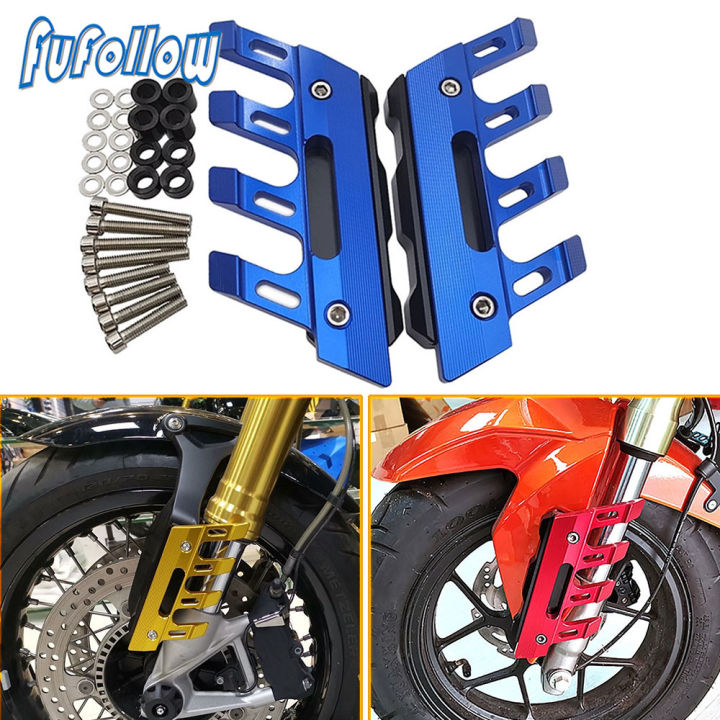 Motorcycle CNC Front Fork Protector Mudguard Fender Guard Slider For