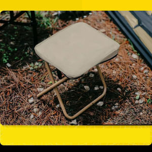Folding Stool Oxford Cloth Water-proof Portable Folding Chair Strong Load-bearing Sturdy Camp Stool