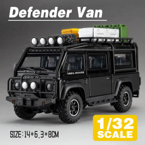 LEO 1:32 Land Rover Defender Van Diecast Model Car Alloy Cars Toys Collection Gift For Kids Boy Girl