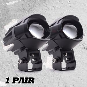 Premium LED Night Hawk Mini Driving Light Dual Color Auxiliary Light White/Yellow Hi/lo beam Spotlight Fog Light For Car Universal Anti Fog