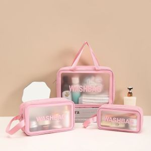 BY26 Tas Kosmetik Toiletry Tas Alat Mandi Waterproof Travel WASH BAG Washbag PER PC