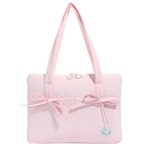 MIIQNUS Portable Laptop Sleeve Cover Bag Bowknot 14inch Computer Protective Case Tablet Pouch Shockproof Notebook Sleeve Pouch Girls/Lady/Women