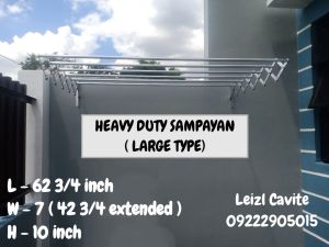 Heavy Duty Wall Mounted Sampayan ( Large )