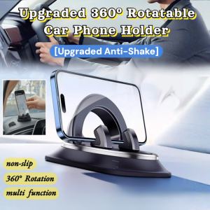 360° Rotatable Car Phone Navigation Holder Upgraded Anti-Shake Car Phone Holder Universal Multifunctional Stable Suction Non-Slip