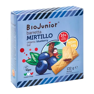 BioJunior Organic Blueberry Bar
