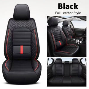 5 seat universal seat cover front fully wrapped fixed lumbar pillow seat cover cushion