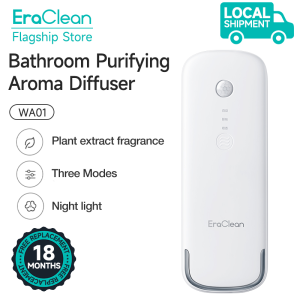 EraClean Toilet Air Purifier Night Light Smart Human Sensor Aromatherapy Negative Ion Ozon Purifier CW-WA01
