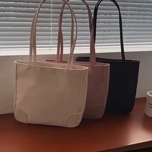 WEHOTTIE Elegant Lightweight Minimalist Korean Styled Waterproof Nylon Shoulder Hand Bag