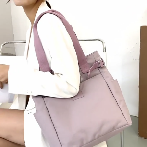 2023 Shoulder Bag Versatile Travel Bag for Girl Women Fashion Tote Bag Large Capacity Solid Color Book Bag Lady Purse