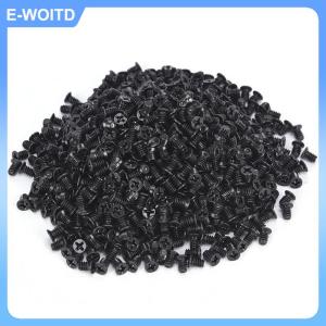 YUYIN4 100PCS 3.5” Hard Drive HDD Tray Computer Chassis Hard Disk Black Screw For PC