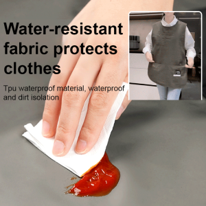 【FAMMY FAEY】Waterproof and Oil-Proof Fashionable Vest-Style Workwear Apron Double Shoulder Apron Nail Beauty Salon Maternal and Child Shop Work Apron