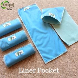 Ningrat Insert Dalaman Popok Cuci Ulang Lembaran Lapisan Penyerap Pipis Super Lembut Anti Ruam Penyerap Clodi Popok Kain Ningrat