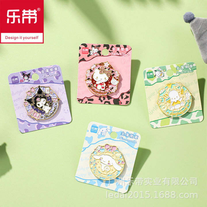 Outang Sanrio kiểu học sinh Dễ thương Huy Hiệu Phim Hoạt Hình Kuromi ...