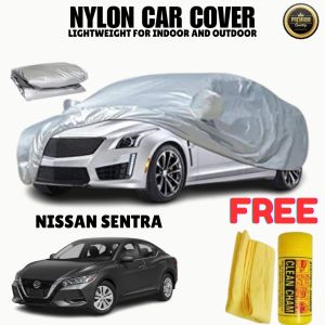 Waterproof Nylon Car Cover for Nissan Sentra Portable & Easy to Use Cover for Sedan Cars With Clean Cham