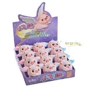 Angel Pig Tail Wagging Flying Pig Drawstring Plush Toy Pendant Doll
