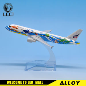 LEO 16cm 1:400 BANGKOK AIR Airbus A320 airplane models toys for kids car kids toys toys for boys