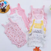 Deer-Bear Baby Girls Corp Clothing Romper Baby Sleeveless Jumpsuits Infant Kids Clothes Onesie Jumper