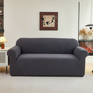 Jacquard Elastic Sofa Cover Sarung Full Set 1 2 3 4 Seater L Shape Dustproof Slipcover Universal Protective Home Decor
