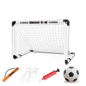 Kids Soccer Goal Set,Portable Folding Youth Soccer Goals with Pump and Ball