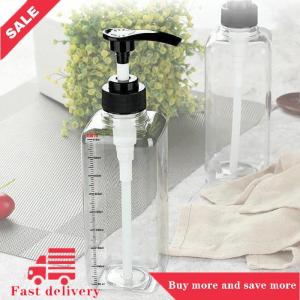 [COD] 500ml 1000ml chất lỏng Dispenser với quy mô cà phê Syrup nhỏ giọt chai với bơm thủy lực vòi phun đầu bếp mật ong Jar container
