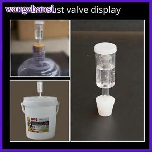 wangzhansi Food Grade Home Brew Wine Stoppers Conical Silicone Plug With Single Hole For Airlock Valve Bubbler Fermentation Exhaust Valve