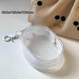 Transparent Plastic Storage Bag Portable Travel Small Items Storage Bag Charm Protect Bag