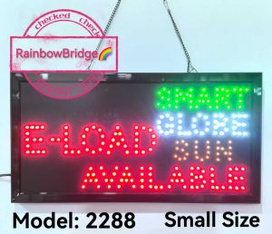 E-LOAD SMART GLOBE SUN AVAILABLE RAINBOW BRIDGE LED SIGNAGE (New-Small-Large) #SIZE: W48cm & W60cm