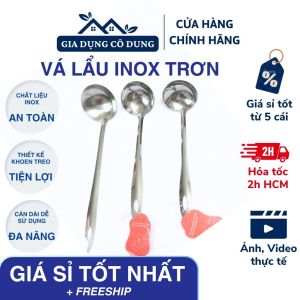 Vá Lẩu Inox Trơn 3 Cỡ (Nhỏ Trung Lớn)