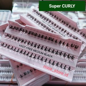 Eyelash Extension Bulu mata Tanam KNOT FREE EXTRA LENTIK EXTRA TEBAL HITAM 10 ply Super Premium Kualitas Export Bagus TANPA KNOT Super Premium Dengan merek Glamour Looks