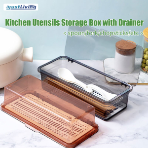 เครื่องครัวกล่องเก็บที่มี D Rainer พลาสติก พลาสติกครัวบนโต๊ะอาหารช้อนและส้อม D Rainer ช้อนและส้อมออแกไน