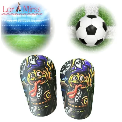Mini Football Shin Pads Wear-Resistant Lightweight Leg Guards for Soccer Training and Play