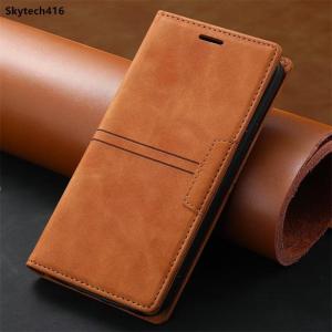 Wallet Skin Friendly Magnetic Flip With Card Slot Leather Case For Samsung Galaxy A02 A02S A03 A03S A06 A07 A10 A11 A12 A14 A20 A30 F23 M10 M13 M14 M23 4G 5G Cover