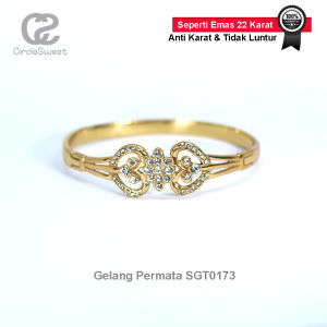 Gelang Permata Wanita SGT0173 - Desain Elegan Tahan Lama Anti Karat & Anti Luntur