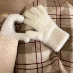 Găng Tay Nữ Lót Lông Siêu Ấm Cho Mùa Đông Chống Lạnh Mềm Mại Co Giãn Tốt Nhiều Màu Sắc Thời Trang Đeo Thoải Mái Dành Cho MỌi Người