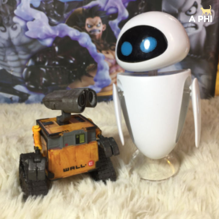 Mô hình nhân vật Wall-E, EVE phim Robot biết yêu cao 7cm