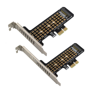 Versatility PH41X1 M.2NVME SSDs to PCIe X1 Adapter for M Key Drive with Cooling Design and LED Indicators