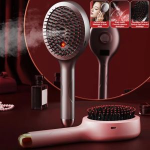 ASHANTIE High Frequency Vibration Red Light Spray Massage Comb Hair Care Multi-Function Hair Follicle Massage Brush Hairdressing Combs Anti-Static Electric Spray Hair Brush Scalp Care