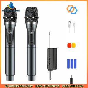 Vktech Wireless Microphones Cordless Dynamic Microphones for Singing Karaoke Church Events Professional Sound Equipment
