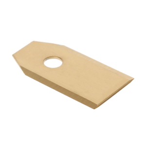 45Pcs for Titanium Coated 0.75mm Aut omower Lawn Mower Blade Set Stainless Steel for Husqv arna Gardena 35X18mm