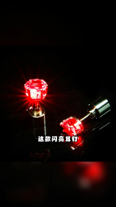 Stud Earrings Glowing Rhinestones for Teens Summer Music Festival Flashing Earrings for Summer Girl