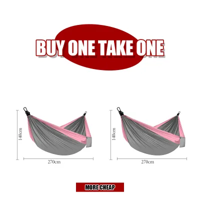 Portable Hammock Camping Millitary Hiking Hammock Double Outdoor Foldable Hammock Travel Hammock Buy 1 Take 1