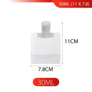 30/50/100ml Travel Portable Shampoo Bag Shower Bag Flip Top High Quality 旅游液体袋 Beg Syampu Simpanan Krim Serum Toner Cleanser Beg Perjalanan Pelancong