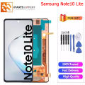 IPARTSEXPERT AMOLED Original LCD For Samsung Galaxy Note 10 Lite LCD Display Touch Screen Replacement For Samsung Galaxy Note10 lite N770F SM-N770F/DS LCD. 