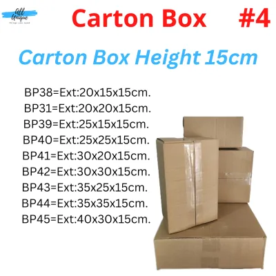 Carton Box #4-Packing Box-Pizza Box-Courier Box-Kotak-Gift Box