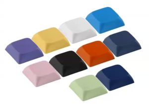 WH Picbliss 10PCs 1U XDA Profile Keycap Multi Color PBT Blank Keycaps Mechanical Keyboard
