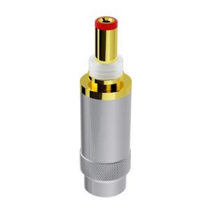 Brass DC5521 5525 Plug 5.5x2.1mm/5.5x2.5mm Optional for Reduced Signal Loss and Long Time Stability