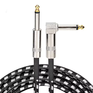 Professional Guitar Cable 3M/6M Noise Reduction Electric Instrument Cable Bass Amp Cord