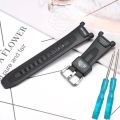 Rubber Strap Suitable For Casio Protrek PRG-240 PRG-40 PAG-40 PRG240T PRG40T Pathfinder Series Men's Waterproof Band Resin Watch Accessories. 