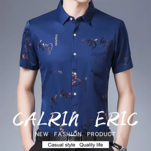 Mens Shirts Small Decoration Visual Layering Tops Cool Attractive Silk Fine Workmanship Sophistication