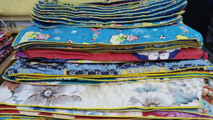 Áo Gối Nằm Boly 40x6050x70 Họa Tiết Doraemon Và Sọc caro Chất Liệu Satin Poly Thoáng Khí Mềm Mại